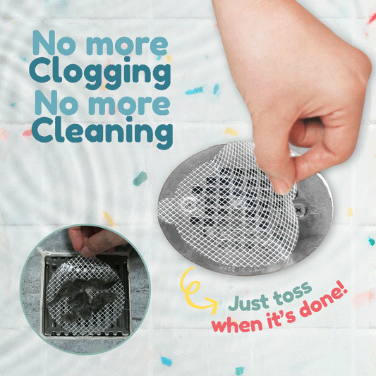 ADHESIVOS  DE MALLA DESECHABLES PARA DESAGÜE DE DUCHA⭐⭐⭐⭐⭐