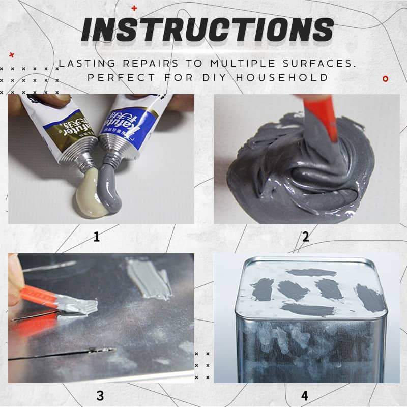EPOXY STEEL - PASTA DE SOLDADURA ⭐⭐⭐⭐⭐
